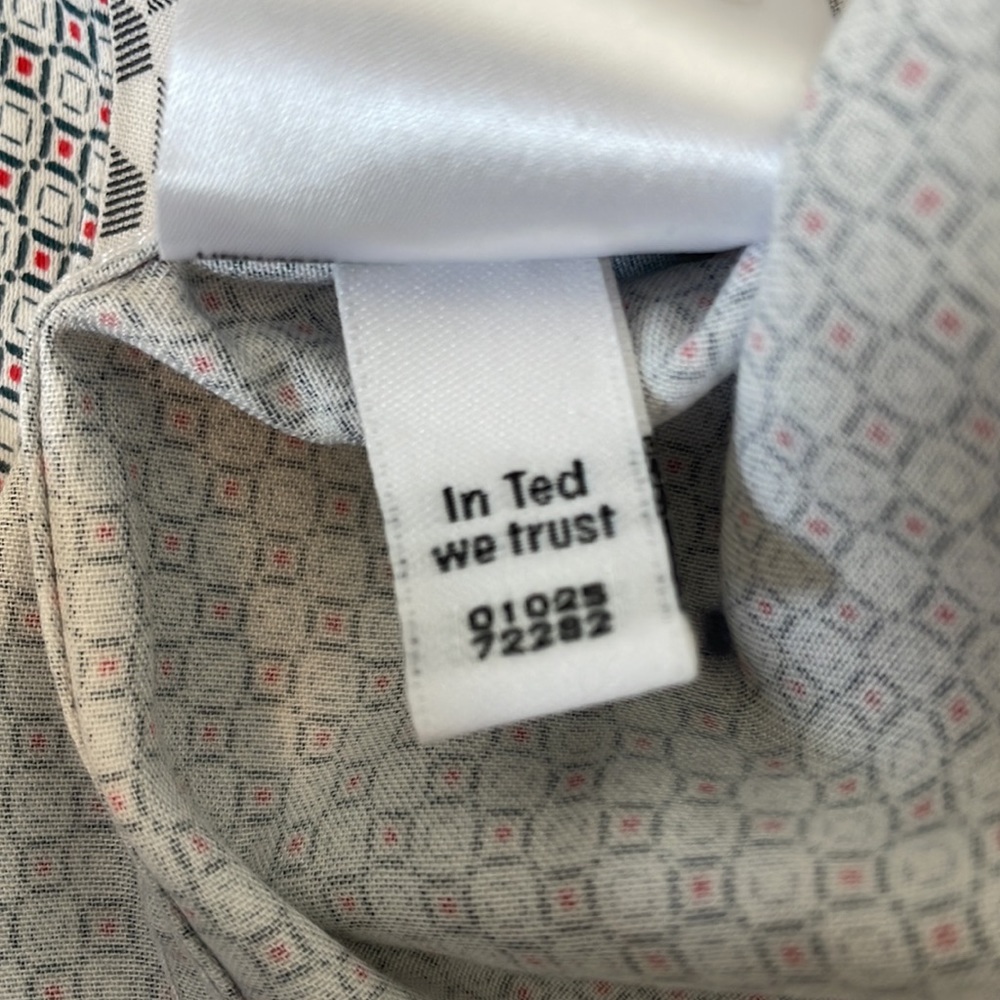 Ted Baker London Mens Short Sleeved Button Down Shirt Size 6 - Picture 11 of 11